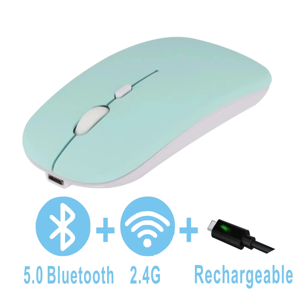Pc Gaming X3D - Rato bluetooth recarregável sem fio modo