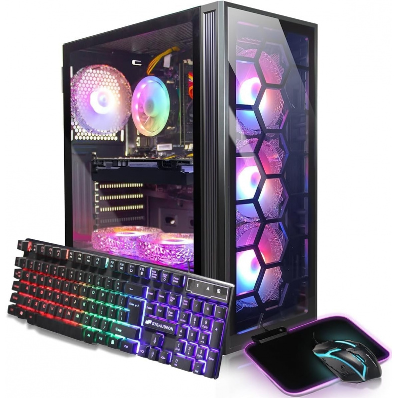Pc Gaming Gtx 1650 - Computador Desktop para Jogos, Core i3-10100F