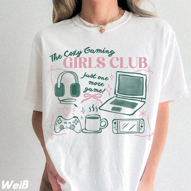 Pc Gaming Club - Camiseta The Cozy Gaming Girls Club