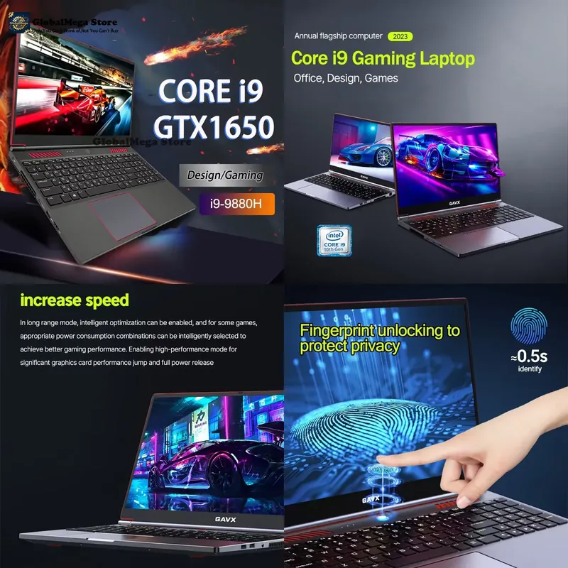 Pc Gaming Graphics Card - Novo PC Gamer de 16,1 Polegadas