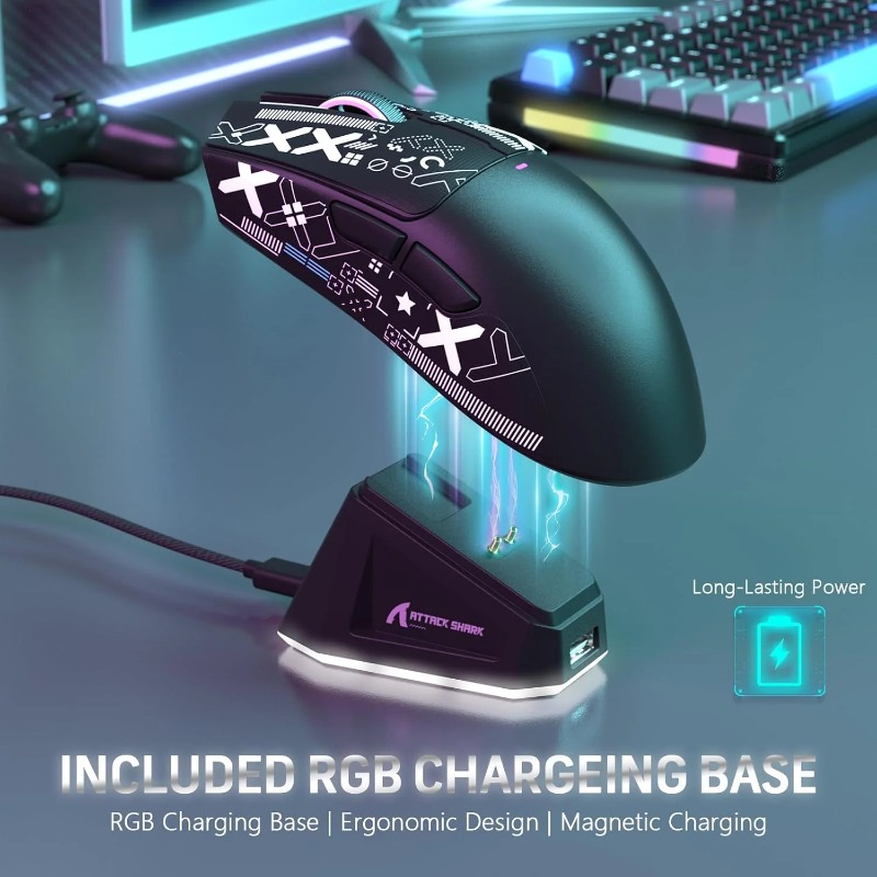 Mouse Gamer Sem Fio ATTACK SHA - Pc Gaming X3D avaliação e preço