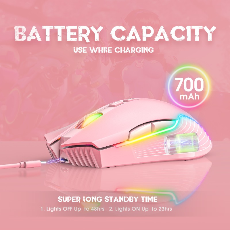 Mouse Gamer Sem Fio/Com Fio ON - Pc Gaming X3D avaliação e preço
