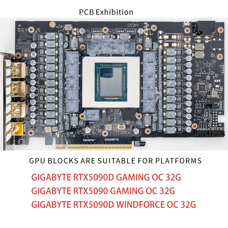 Bloco de GPU Bykski N-GV5090DW - Pc Gaming Graphics Card avaliação e preço