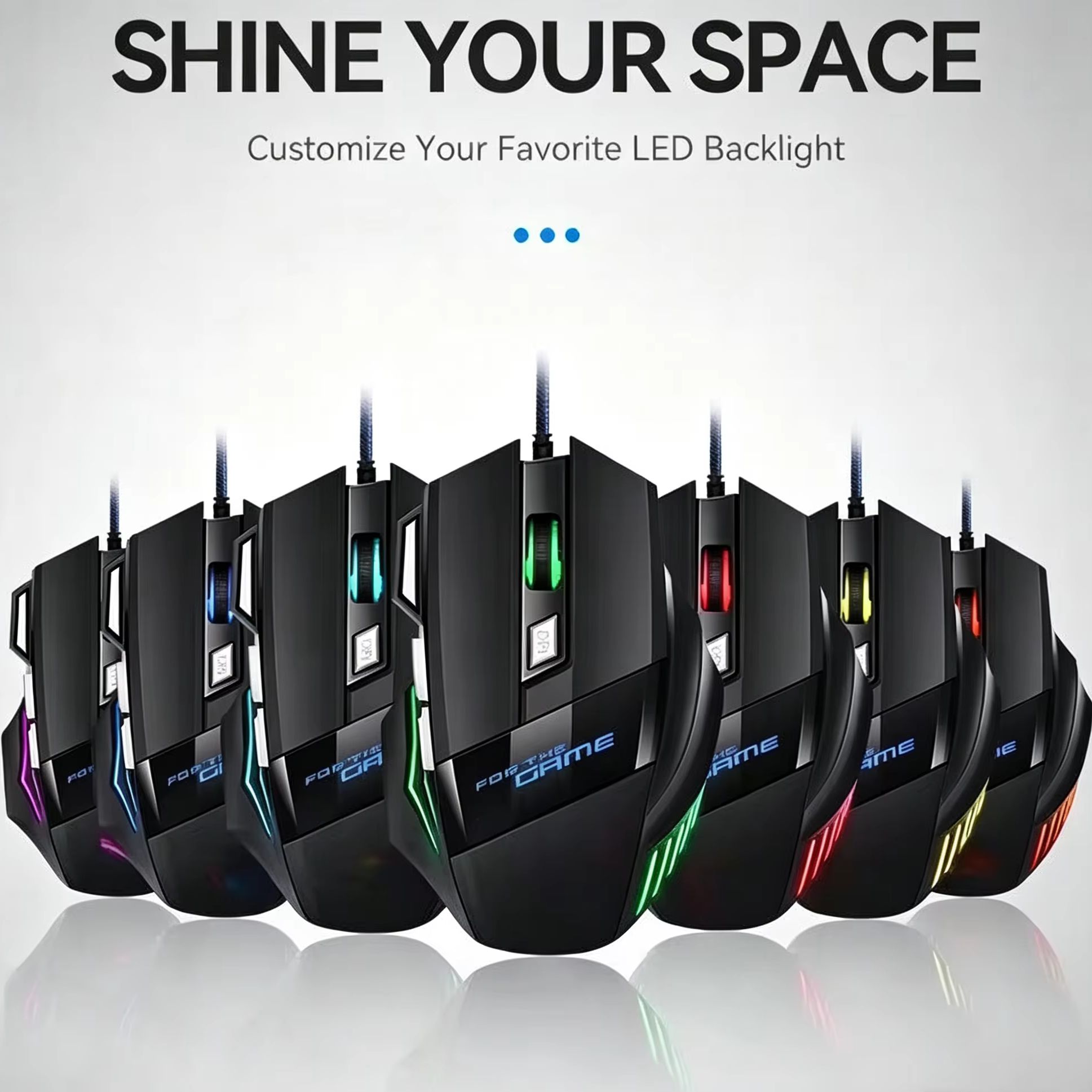 Mouse Óptico Gamer com Fio, Re - Pc Gaming X3D avaliação e preço