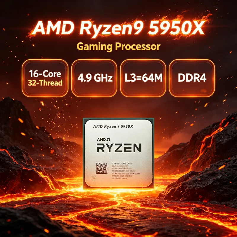 AMD Ryzen 9 5950X, mas sem coo - Amd Cpu Ryzen 9 avaliação e preço