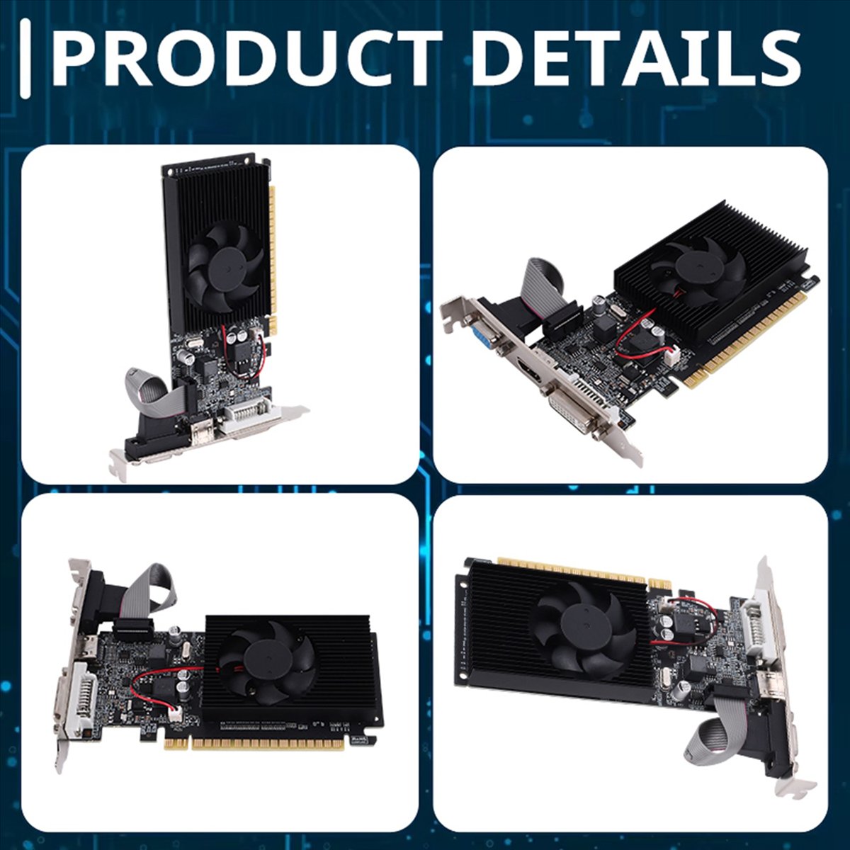 Placa Gráfica A49T GT 610 1G U - Pc Gaming Graphics Card avaliação e preço