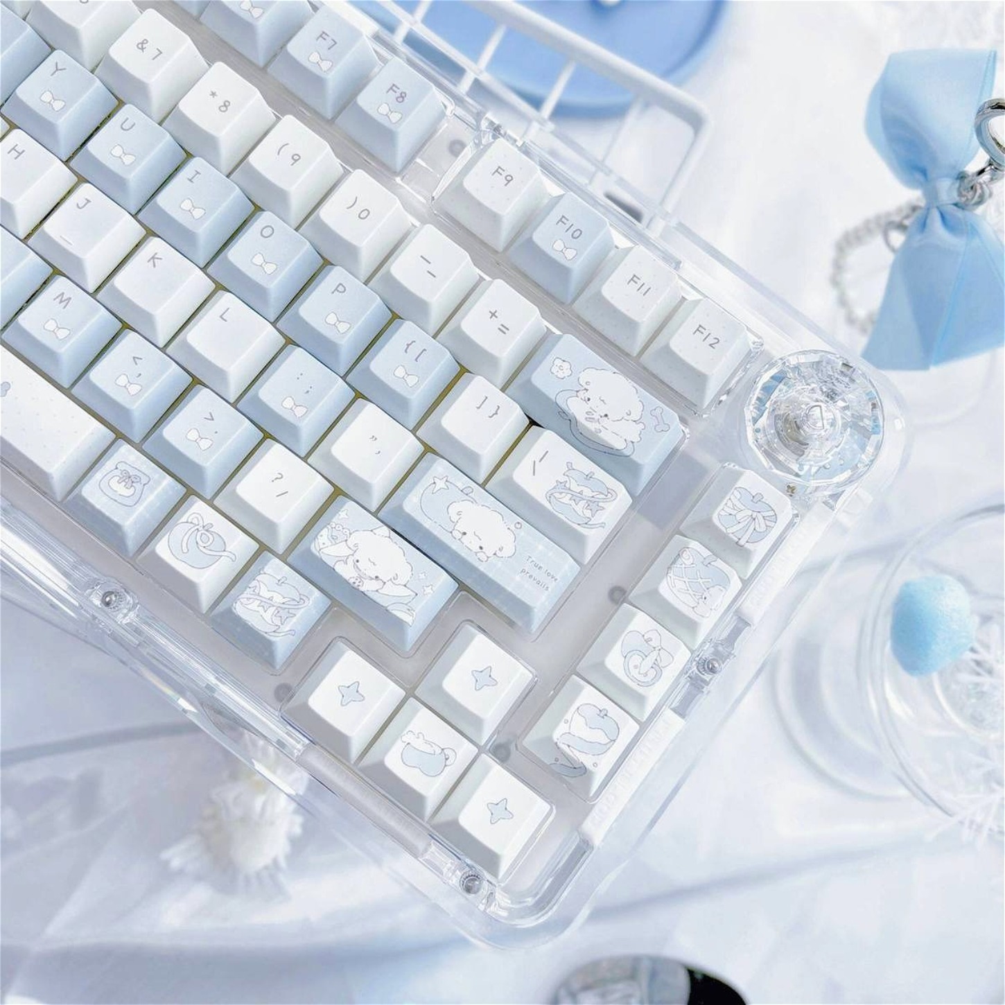 Conjunto de Teclas PBT Azul Ro - Pc Gaming Apple avaliação e preço