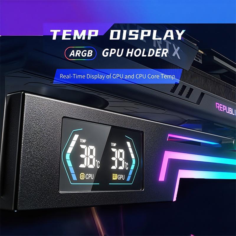 Suporte Horizontal Digital ARG - Pc Gaming Graphics Card avaliação e preço